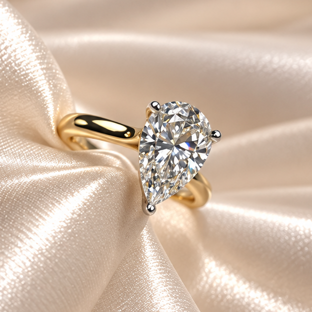 18ct Yellow Gold Lab-Grown Diamond Ring