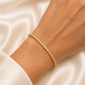 9ct Gold Lab-Grown Diamond Tennis Bracelet