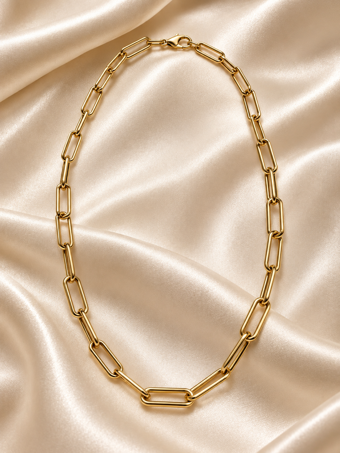 9ct Yellow Gold Linked Chain Necklace