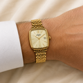 Men’s Rotary Gold-Tone Champagne Dial Watch