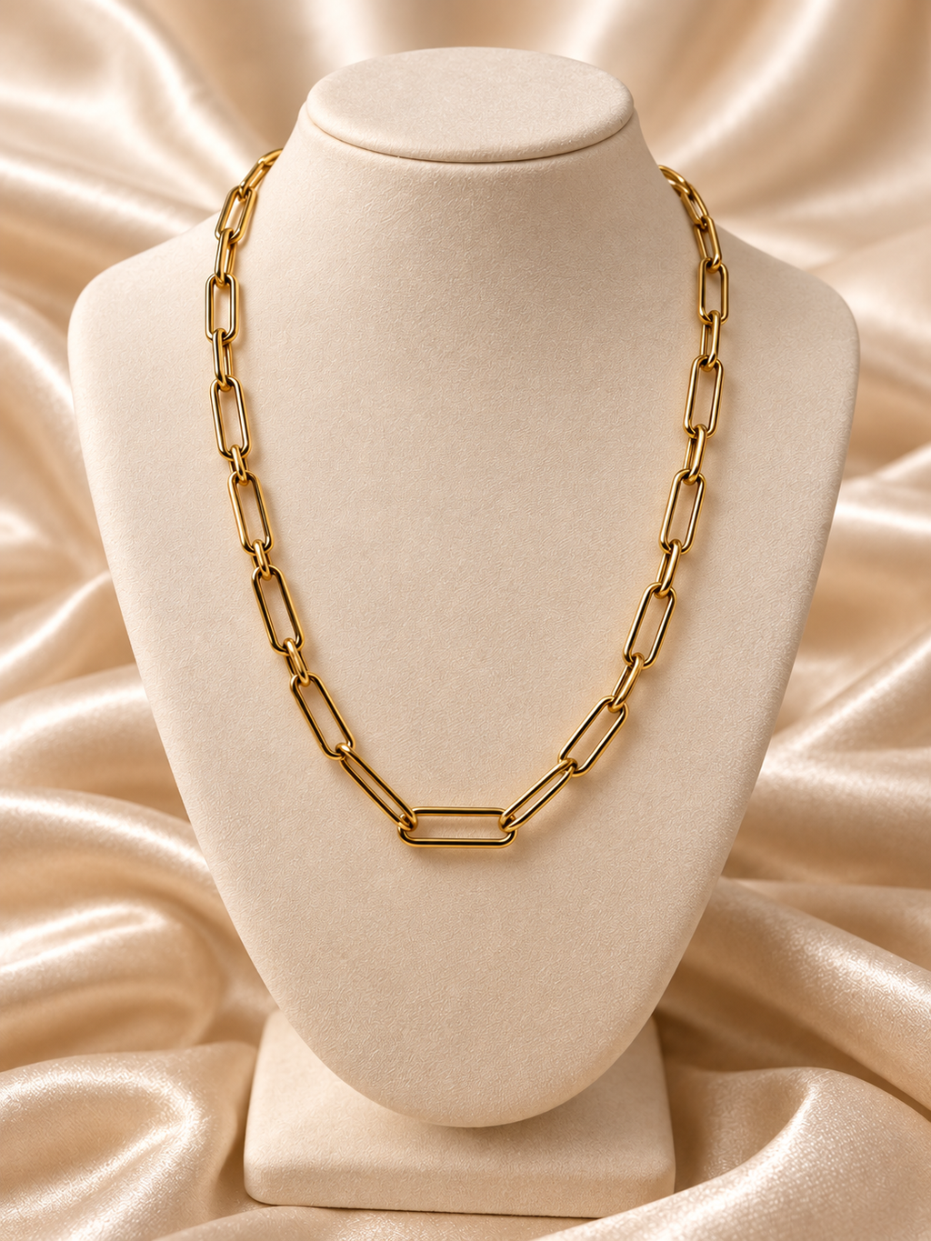 9ct Yellow Gold Linked Chain Necklace
