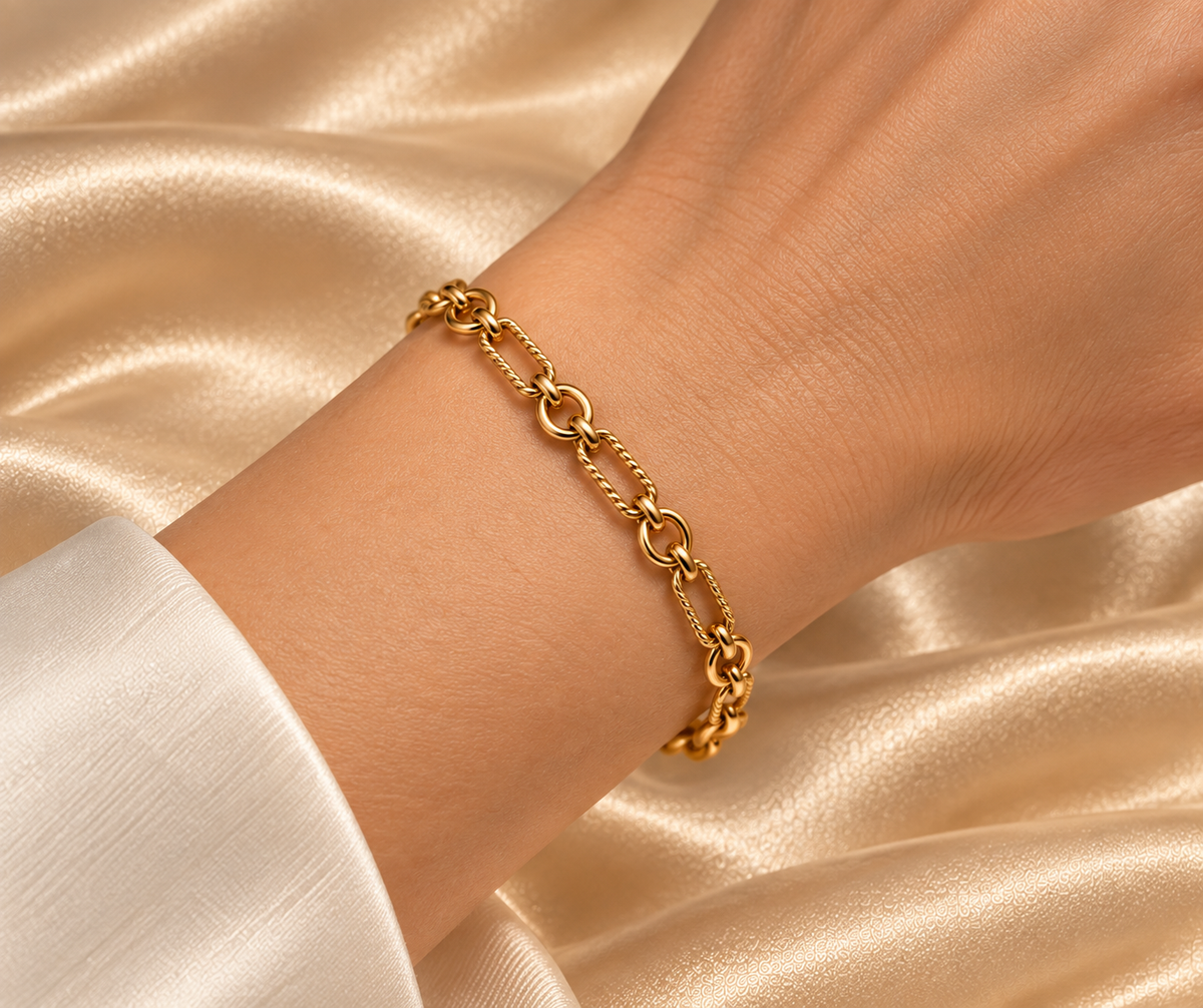 9ct Gold Link Bracelet