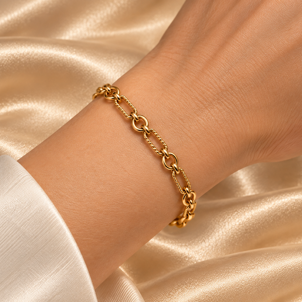 9ct Gold Link Bracelet